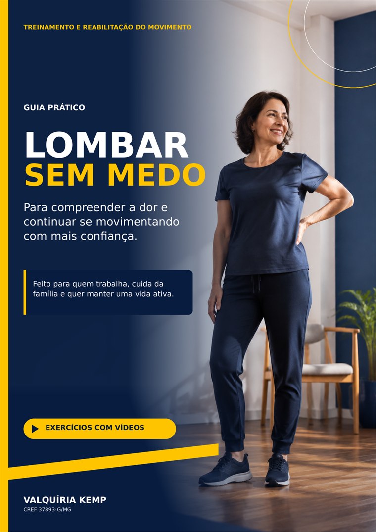 Capa do e-book Lombar sem Medo, de Valqu&iacute;ria Kemp